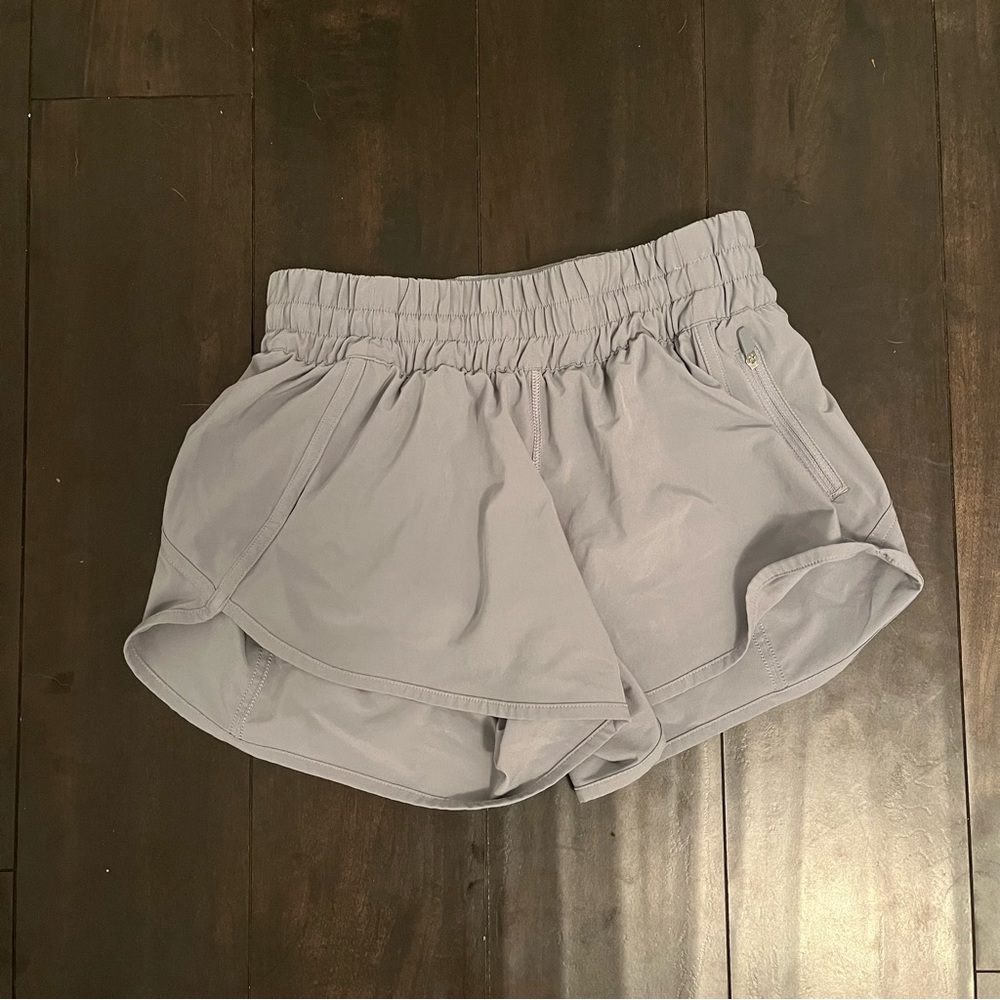Grey Lululemon 4” Tracker V Shorts